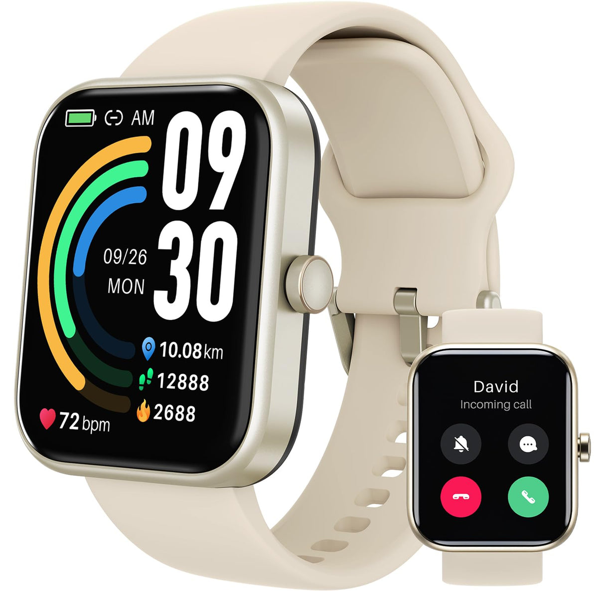 TOZO s3 smart watch gold
