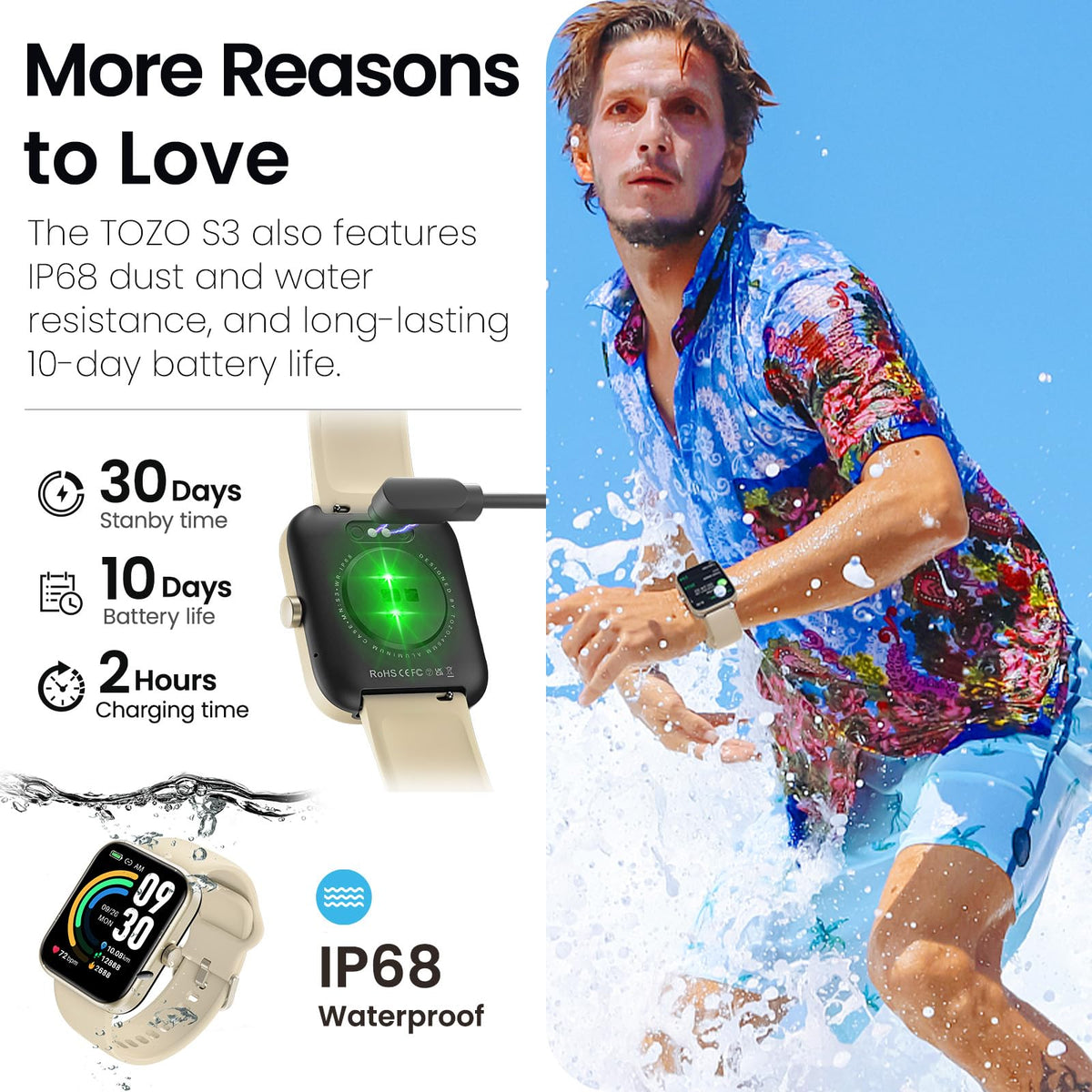 TOZO S3 Ultimate Smart Watch