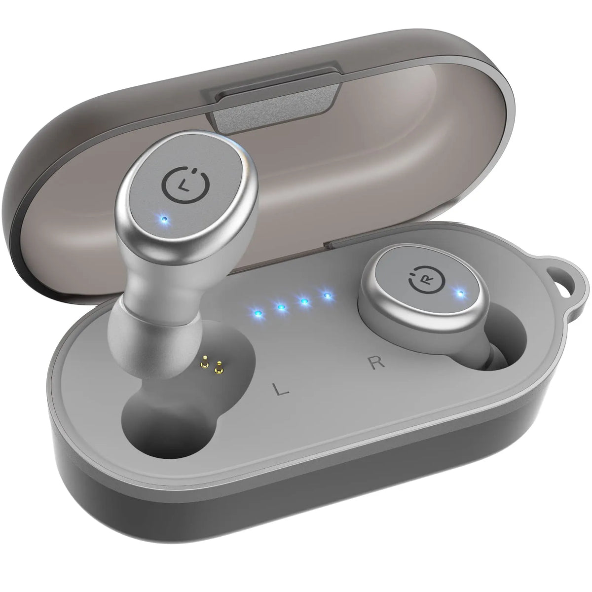 TOZO t10 bluetooth 5.3 wireless earbuds gray